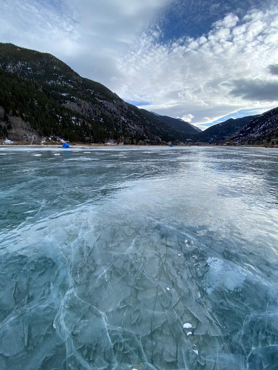 View Winter Georgetown Lake 1